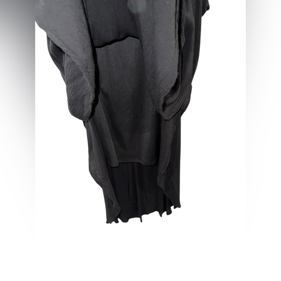 Nina Leonard Black Asymmetrical Dress - Picture 4 of 6